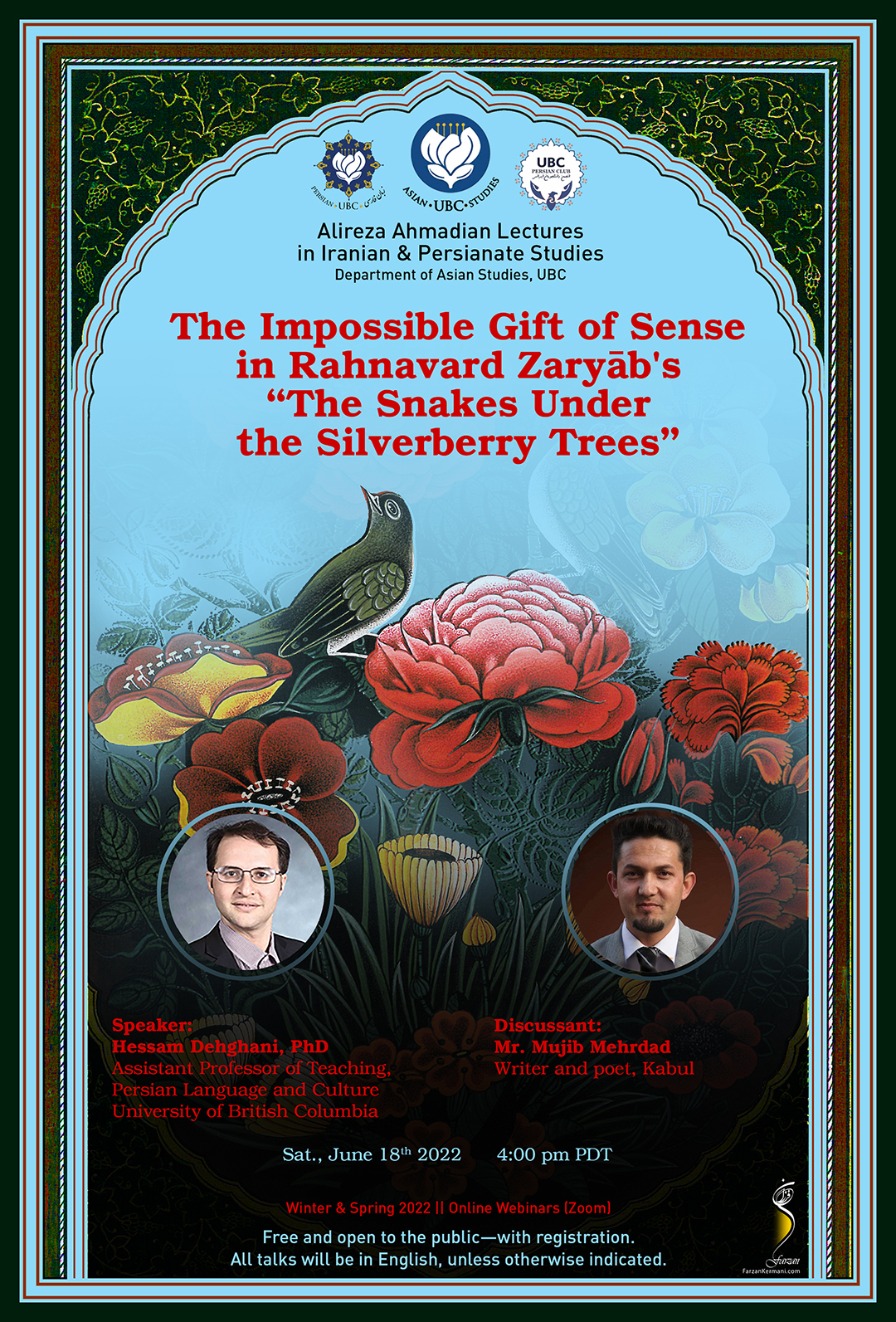 The Impossible Gift of Sense in Rahnavard Zaryāb’s “The Snakes Under the Silverberry Trees”