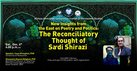 New Insights from the East on Poetry and Politics: The Reconciliatory Thought of Sa‘di Shirazi